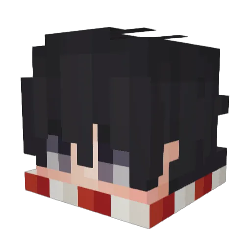 AliJoestar Minecraft avatar head, 3D render