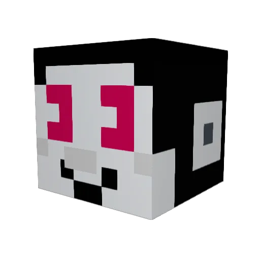 AliOks_O Minecraft avatar head, 3D render