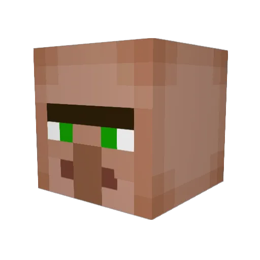 AliPapi12 Minecraft avatar head, 3D render