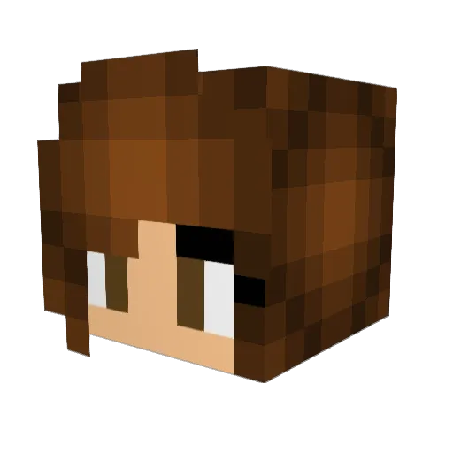 Ali_57 Minecraft avatar head, 3D render