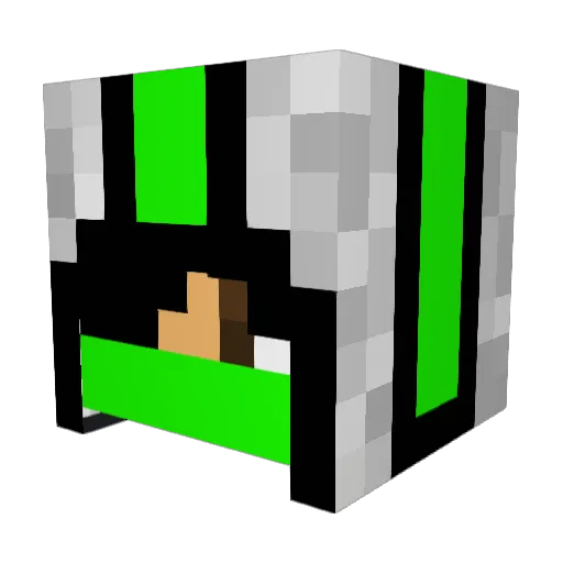 Ali_Crafter77 Minecraft avatar head, 3D render