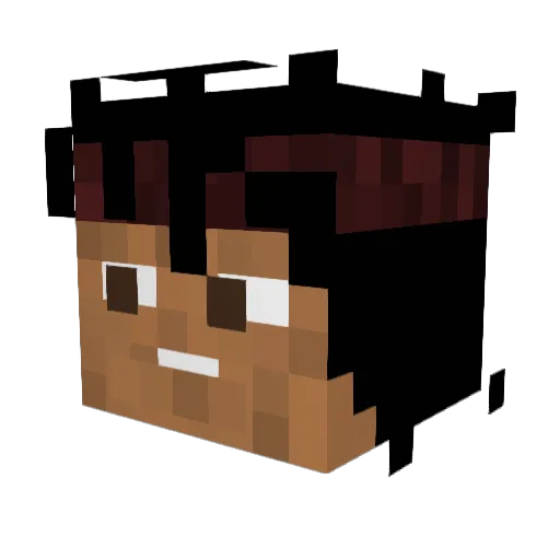 Ali_Dav Minecraft avatar head, 3D render