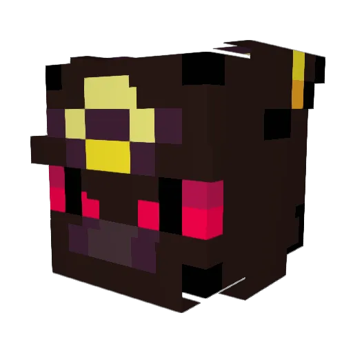 Ali_Protogen Minecraft avatar head, 3D render
