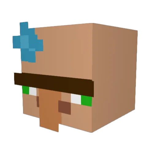 Aliaaa__ Minecraft avatar head, 3D render