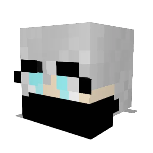 AliasLee4 Minecraft avatar head, 3D render