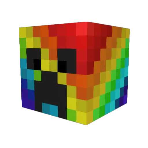 AliasProd Minecraft avatar head, 3D render