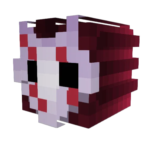 Alibaba1996 Minecraft avatar head, 3D render