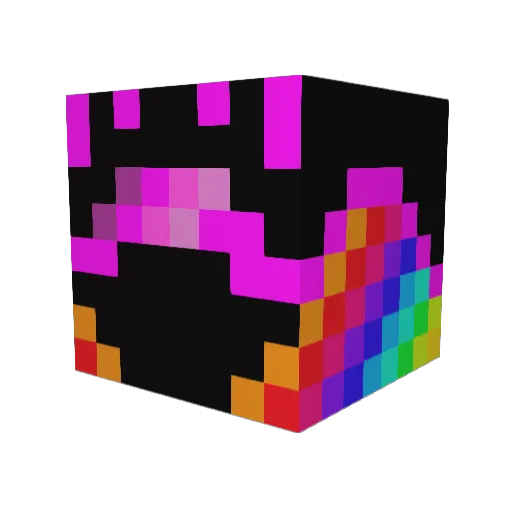 Alibababa666 Minecraft avatar head, 3D render