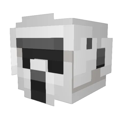 Alibaj123 Minecraft avatar head, 3D render