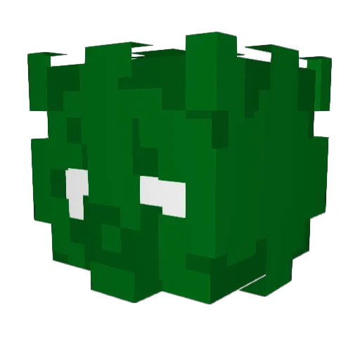 Alice77954 Minecraft avatar head, 3D render