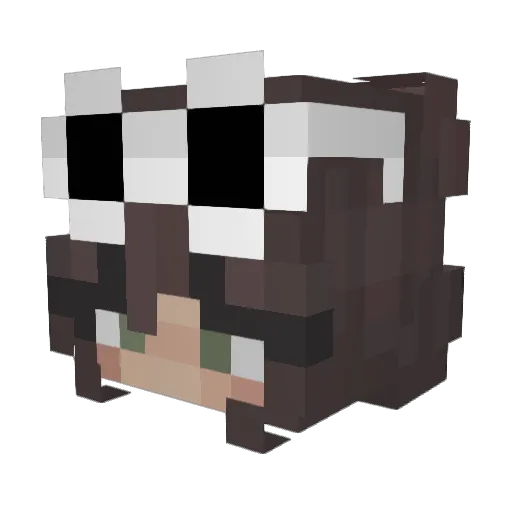 AlicePvP14 Minecraft avatar head, 3D render