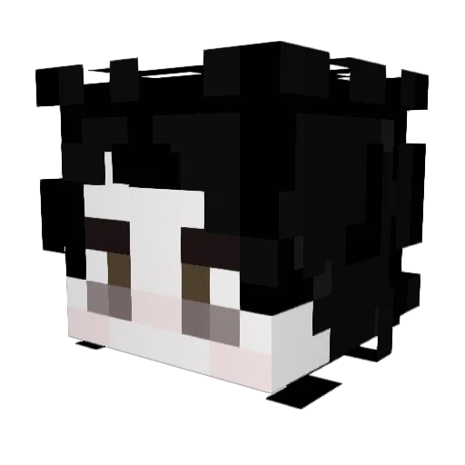 AlicesGerard Minecraft avatar head, 3D render