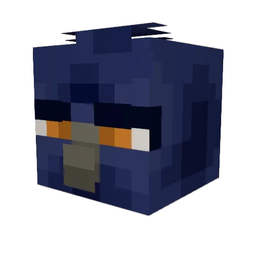 Aliciash Minecraft avatar head, 3D render