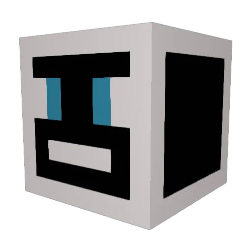Alicorap Minecraft avatar head, 3D render