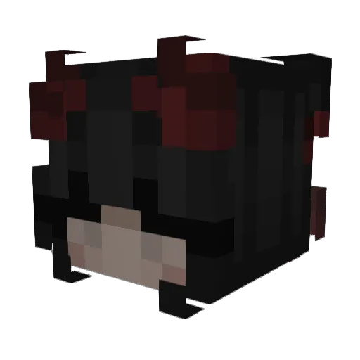 Alicq6 Minecraft avatar head, 3D render