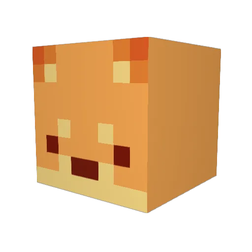 Alicya_batata1 Minecraft avatar head, 3D render