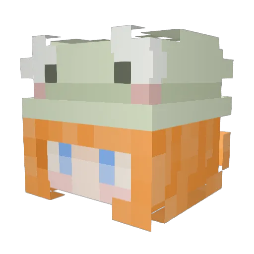 Alie_Gatorrrr Minecraft avatar head, 3D render
