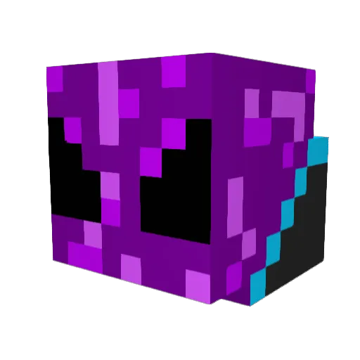 Alien10999 Minecraft avatar head, 3D render