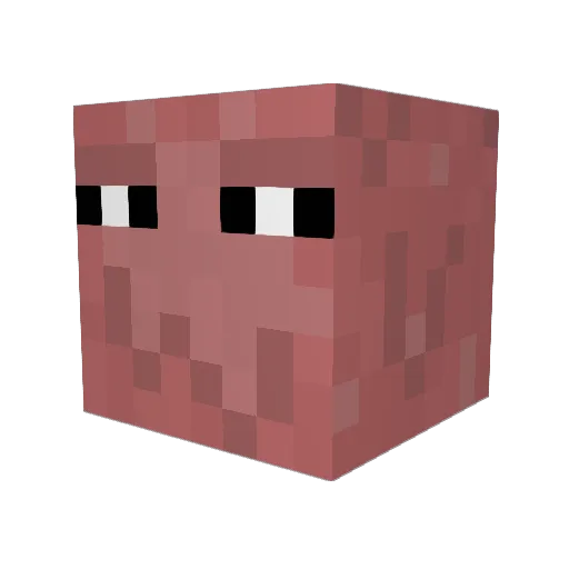 AlienBanana8 Minecraft avatar head, 3D render