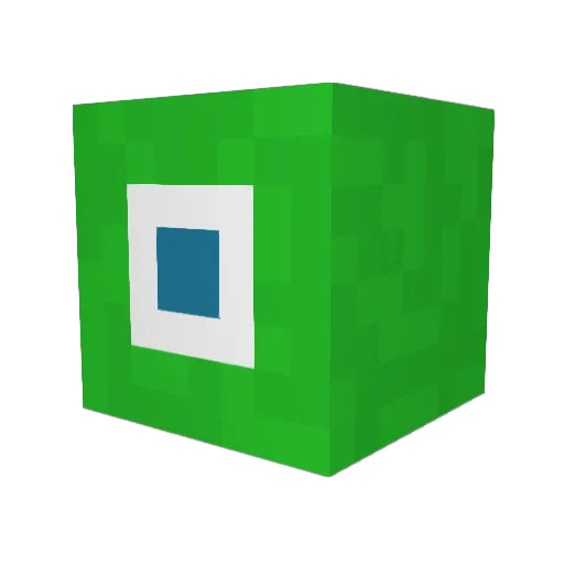AlienCraft18 Minecraft avatar head, 3D render
