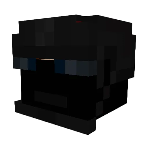 AlienGGuy Minecraft avatar head, 3D render