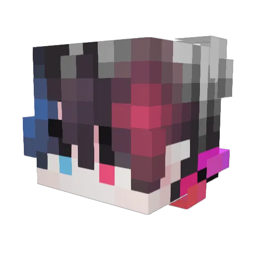 AlienGamer1177 Minecraft avatar head, 3D render