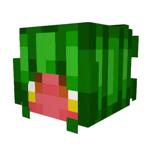 AlienNoob96 Minecraft avatar head, 3D render