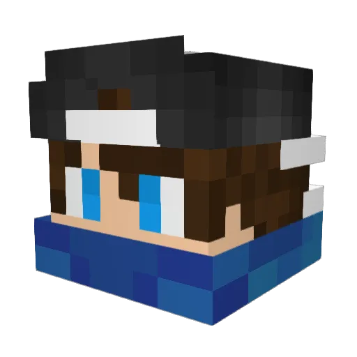 Alien_Morganism Minecraft avatar head, 3D render