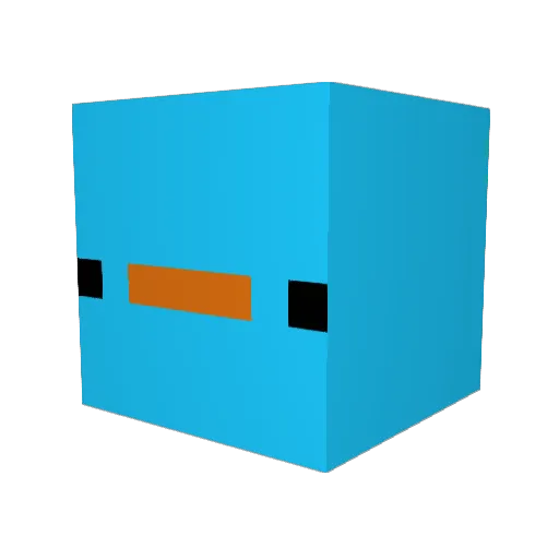 Alien_TGC Minecraft avatar head, 3D render