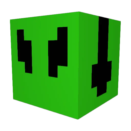 AliensAreCool Minecraft avatar head, 3D render