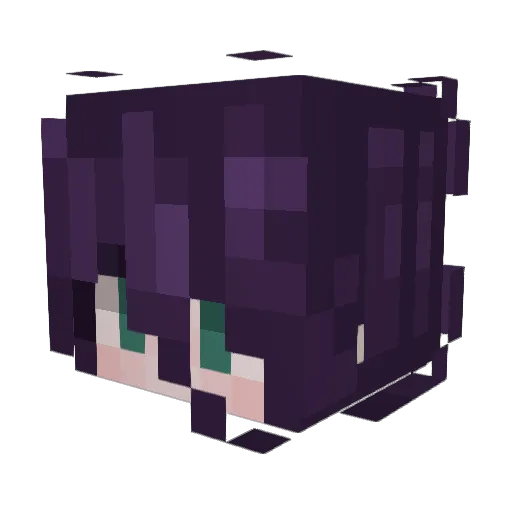 Alif252 Minecraft avatar head, 3D render