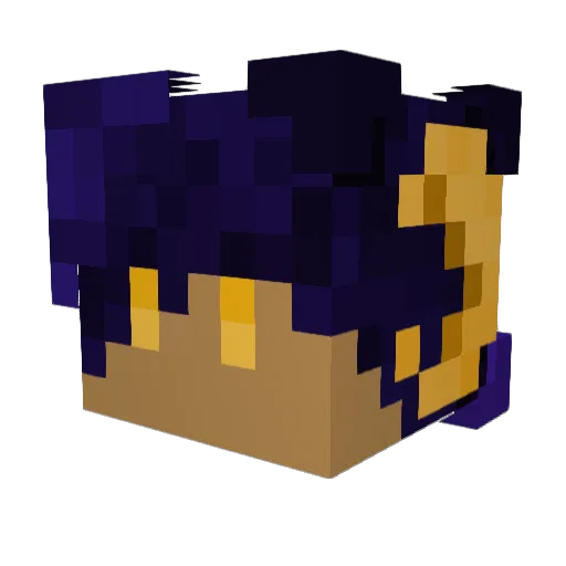 AlignedGuide2 Minecraft avatar head, 3D render