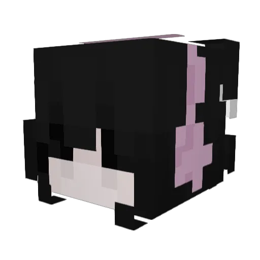 Alii076 Minecraft avatar head, 3D render