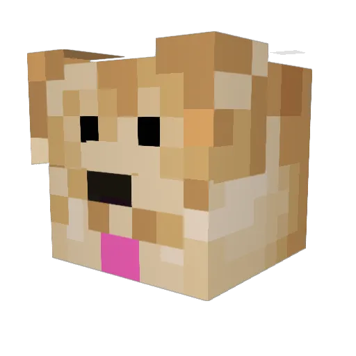 Alik_31 Minecraft avatar head, 3D render