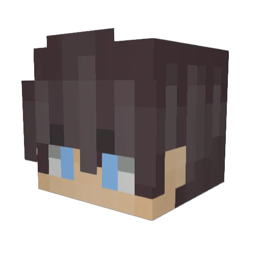 Alikir2004 Minecraft avatar head, 3D render