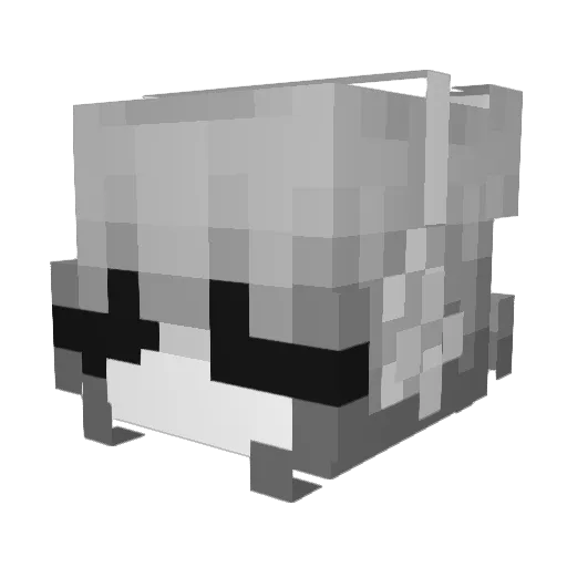 AlilAngel Minecraft avatar head, 3D render
