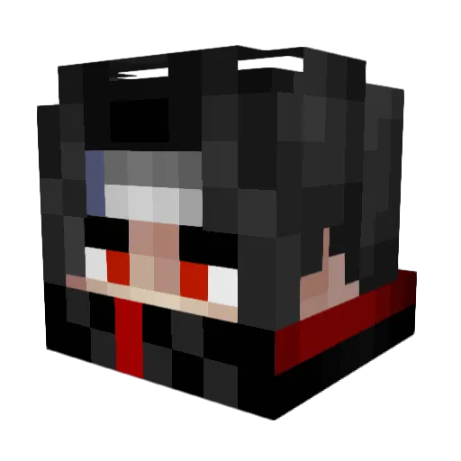 Alimirza Minecraft avatar head, 3D render