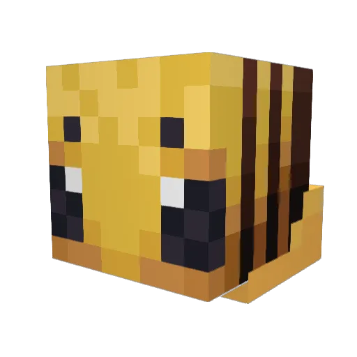 Alimocka Minecraft avatar head, 3D render