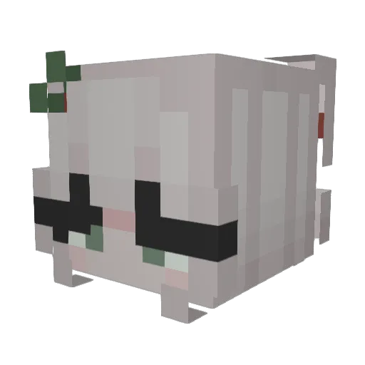Alin30 Minecraft avatar head, 3D render