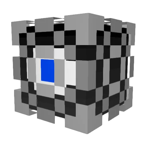 AlinQVQ Minecraft avatar head, 3D render