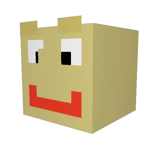 Alini_Squintinie Minecraft avatar head, 3D render