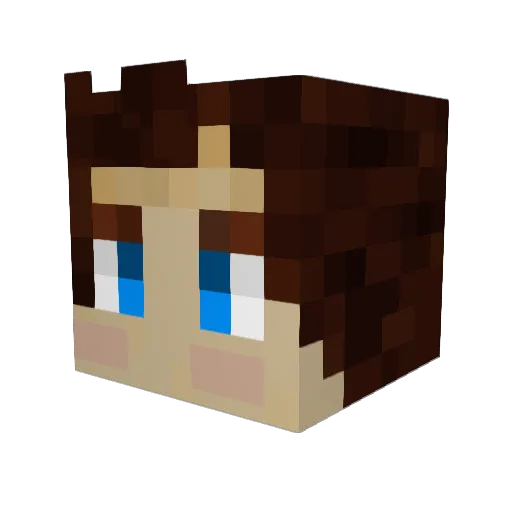 Alionus6783 Minecraft avatar head, 3D render