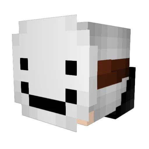 Alipockyy Minecraft avatar head, 3D render