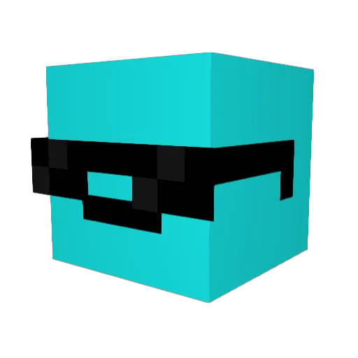 Alireza009 Minecraft avatar head, 3D render