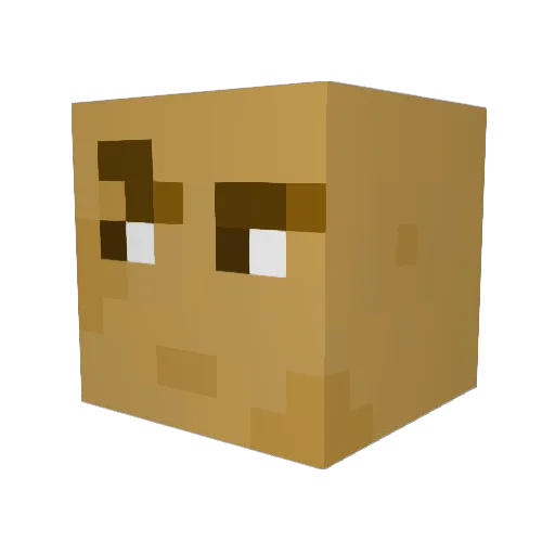 AlisaTheCat Minecraft avatar head, 3D render