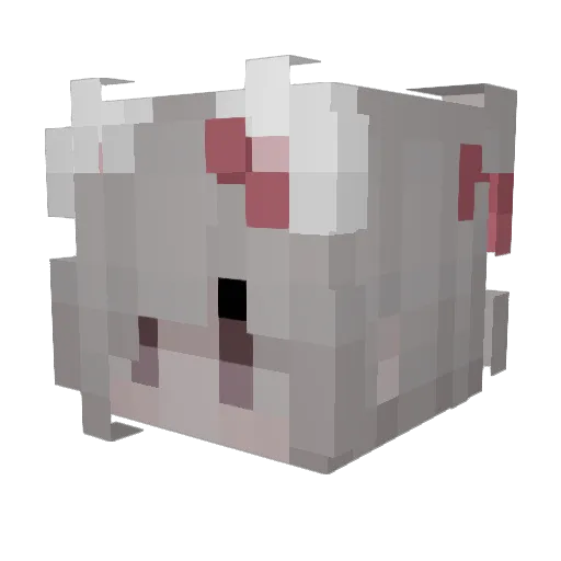 Alisha_13 Minecraft avatar head, 3D render
