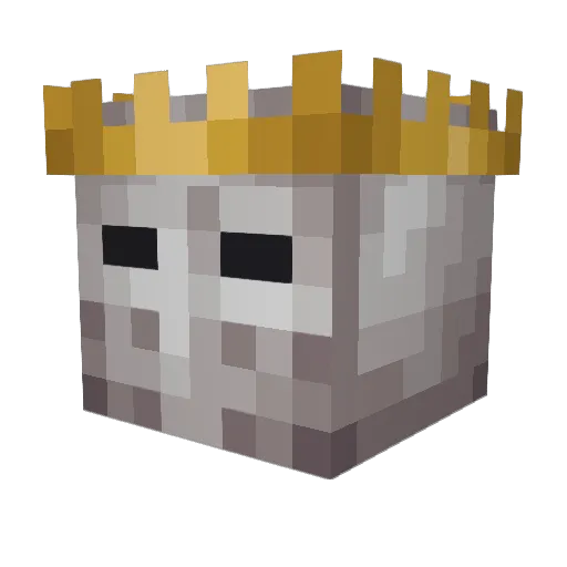 Alishh Minecraft avatar head, 3D render