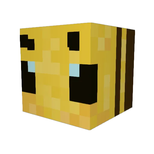 Alishuh Minecraft avatar head, 3D render