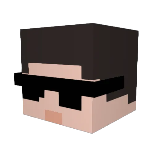 Alistar0205 Minecraft avatar head, 3D render
