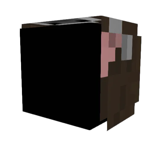 Alistar12 Minecraft avatar head, 3D render